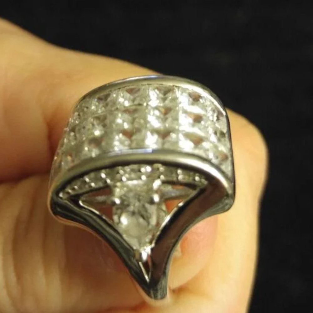 925 Silver Cz Ring - image 2